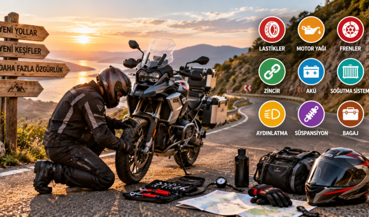 Uzun Yola Çıkmadan Önce Motosiklette Neler Kontrol Edilmeli?