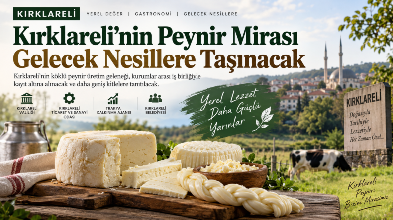 Kırklareli’nin Peynir Mirası Gelecek Nesillere Taşınacak