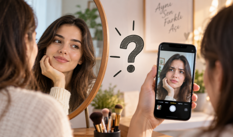 Neden Aynalar Bizi Fotoğraflardan Farklı Gösterir?