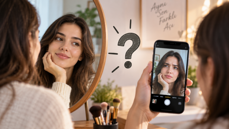 Neden Aynalar Bizi Fotoğraflardan Farklı Gösterir?