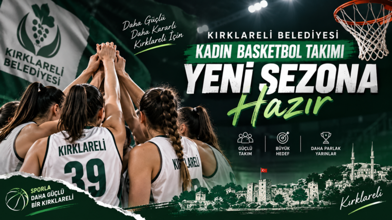 Kırklareli Belediyesi Kadın Basketbol Takımı Yeni Sezona Hazır