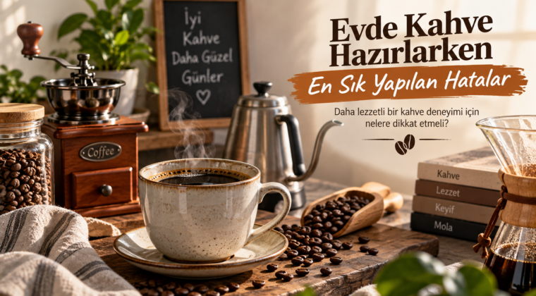 Evde Kahve Hazırlarken En Sık Yapılan Hatalar