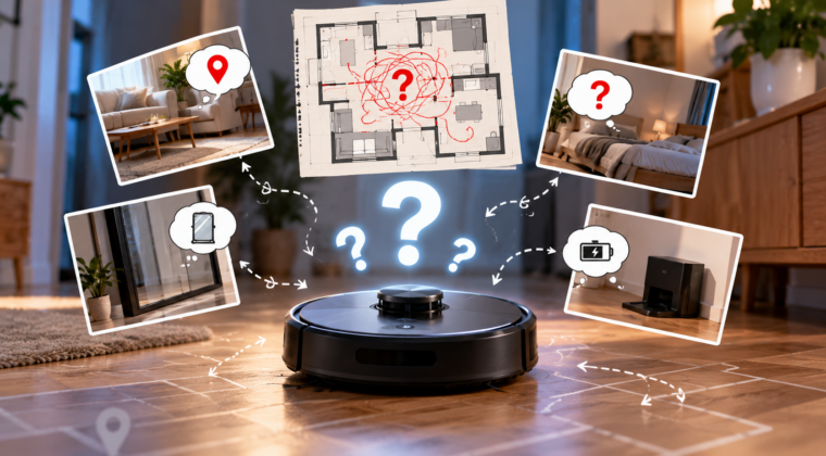 Robot Süpürge Haritayı Neden Bozar veya Evi Unutur?