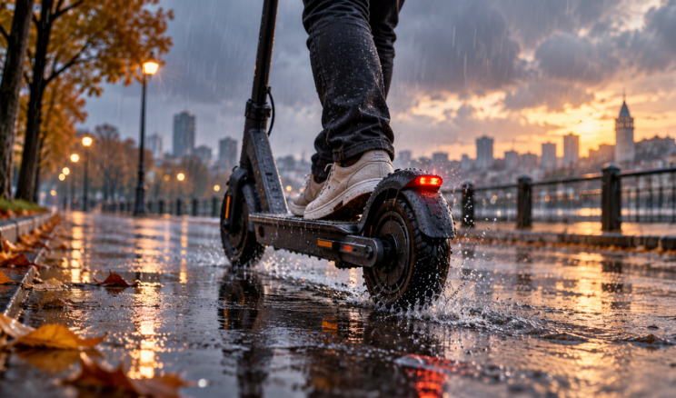 Elektrikli Scooter Yağmurda Kullanılır mı? Suya Karşı Koruma Hakkında Bilinmesi Gerekenler
