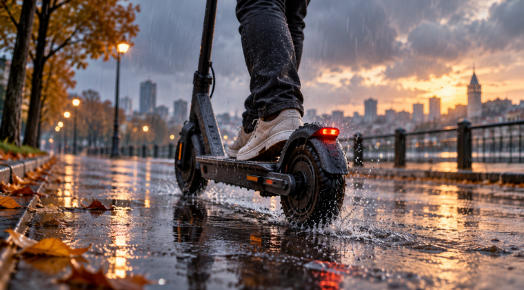 Elektrikli Scooter Yağmurda Kullanılır mı? Suya Karşı Koruma Hakkında Bilinmesi Gerekenler