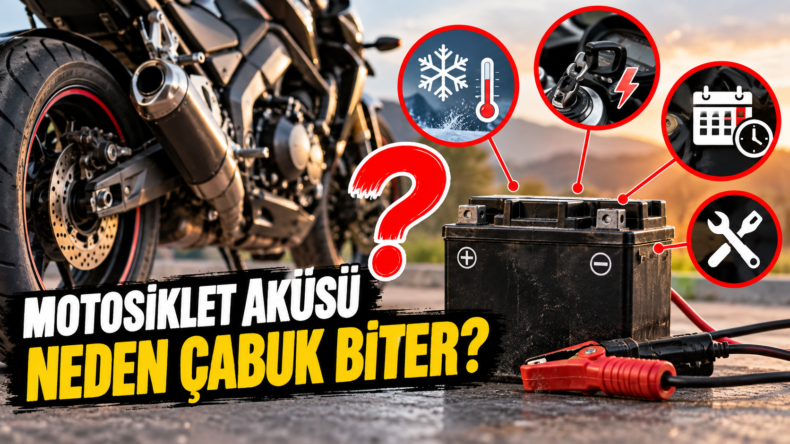 Motosiklet Aküsü Neden Çabuk Biter? Uzun Süre Kullanılmayınca Ne Yapılmalı?